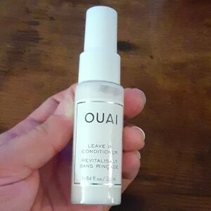 OUAI Leave-In Conditioner in White Bottle
